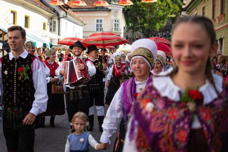 Izjemen obisk zaznamoval 50. Dneve narodnih noš in oblačilne dediščine v Kamniku (Blaž T. Muc)  (112)